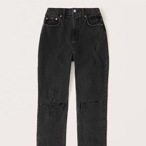 Abercrombie Curve Love 90s Straight Ultra High Rise Jeans